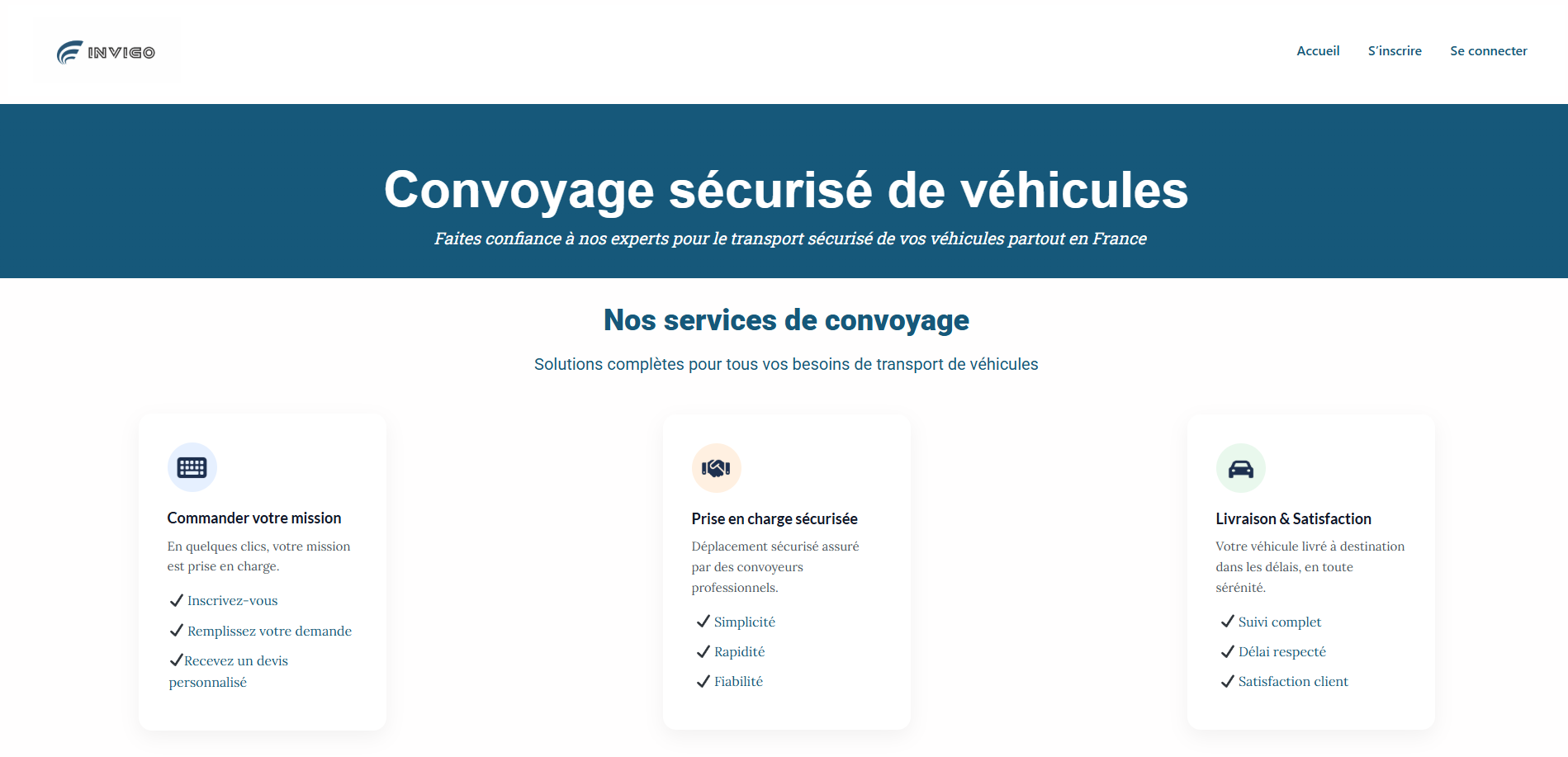 Site vitrine avec gestion d'un compte utilisateurs